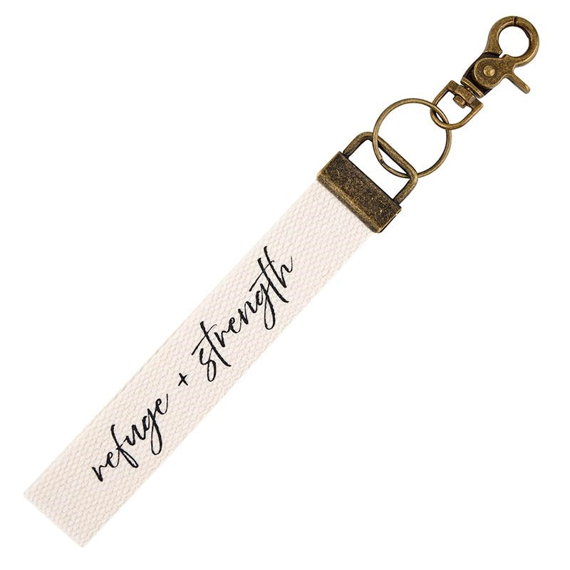 Keychain-Refuge + Strength (Psalm 46:1)