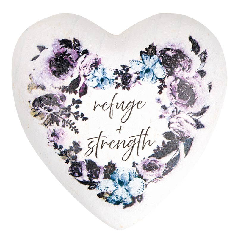 Handheld Heart-Refuge + Strength (Psalm 46:1)