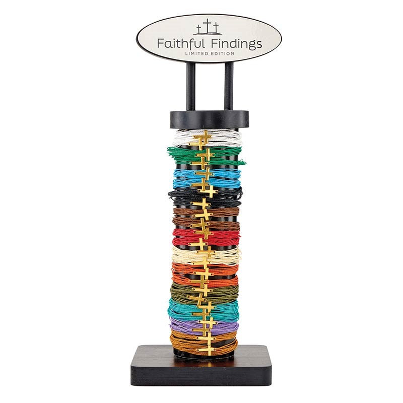 Bracelet-Multi-Strap Woven Filled Display (12 Asst) (24 Pcs)