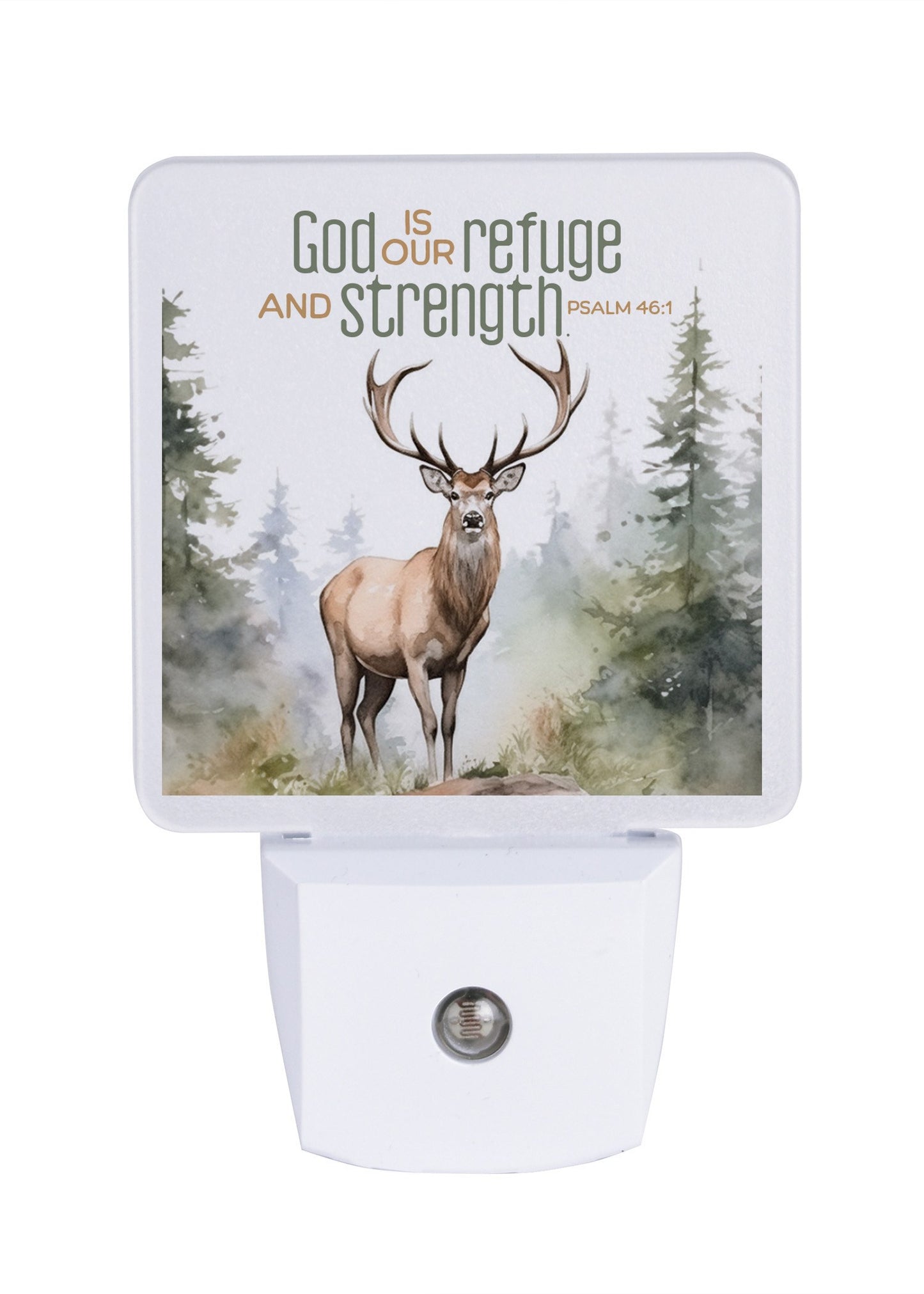 Let Your Light Shine Nightlight-God Is Our Refuge