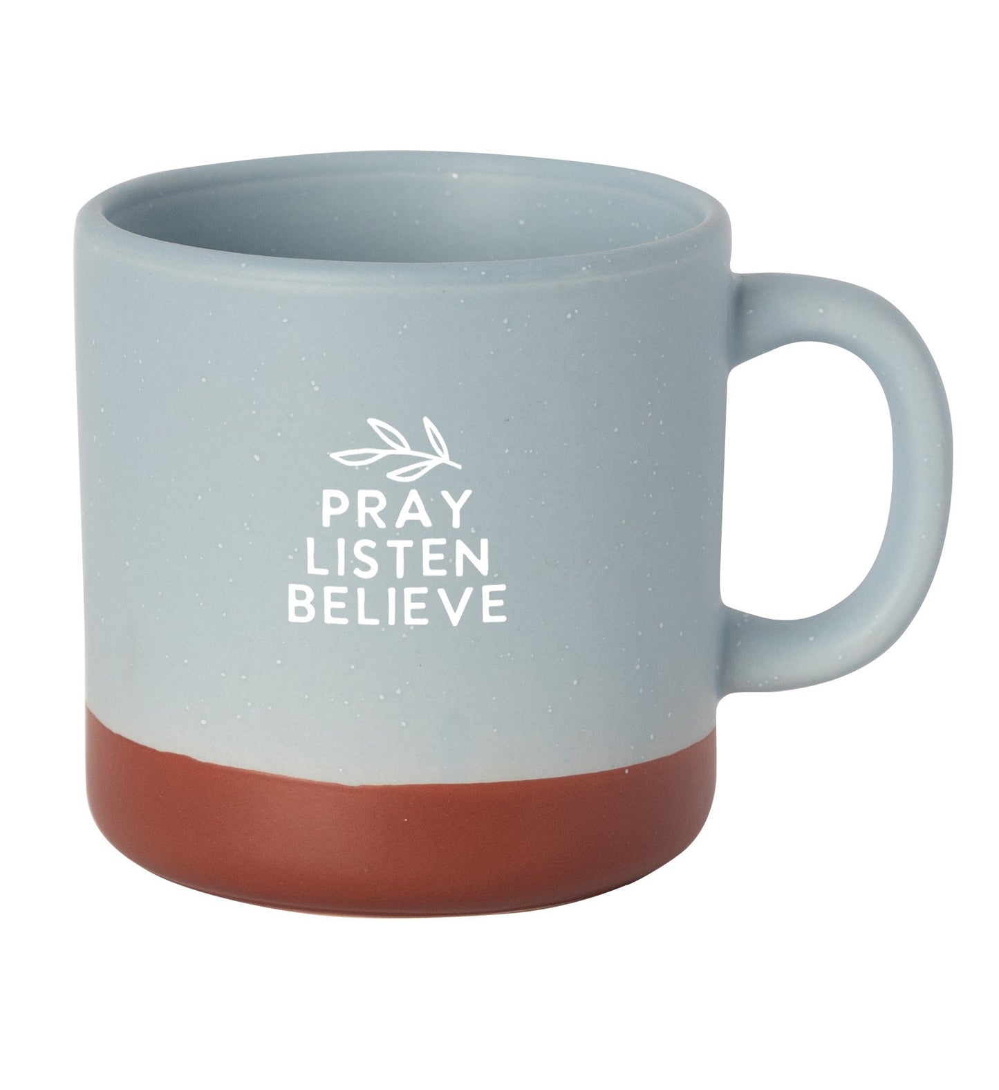 Designer Mugs-Heartside-Pray Listen Believe (14 Oz)