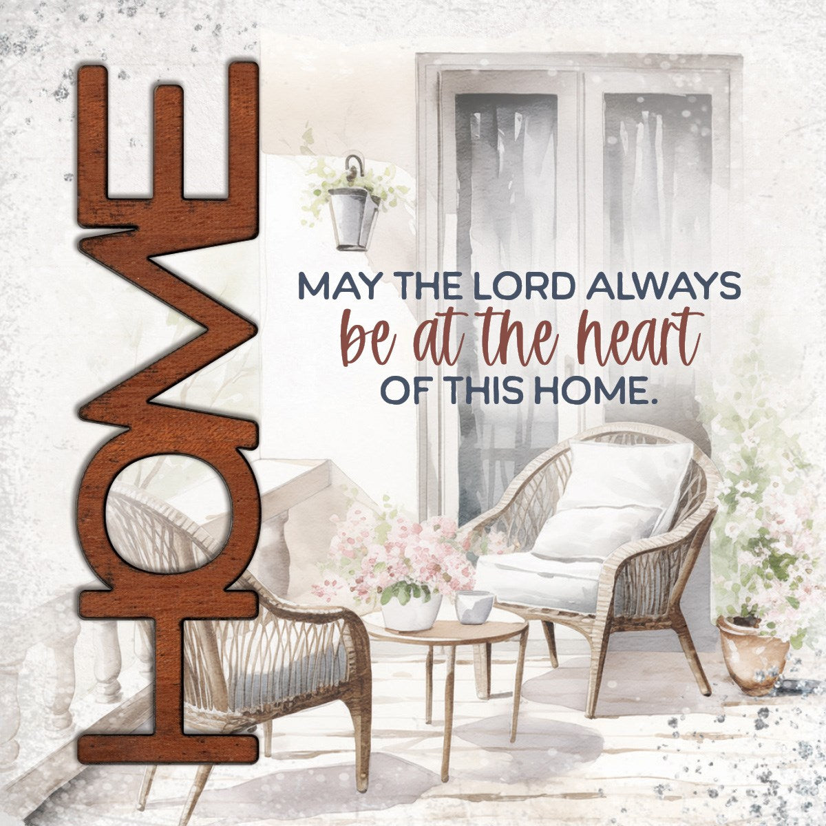 Magnet-Crafted Remindables-Home-May The Lord Always (3.5 Sq)