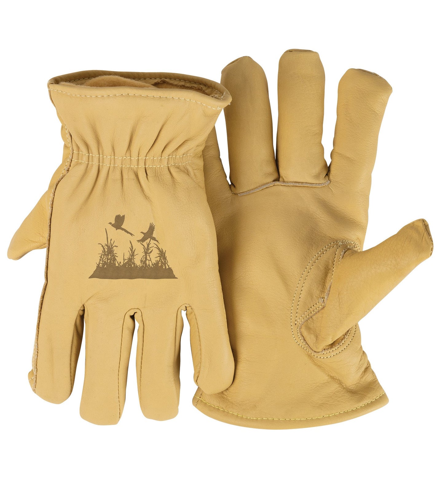 Gloves-3M Thinsulate-Pheasants-Tan(X-Large)