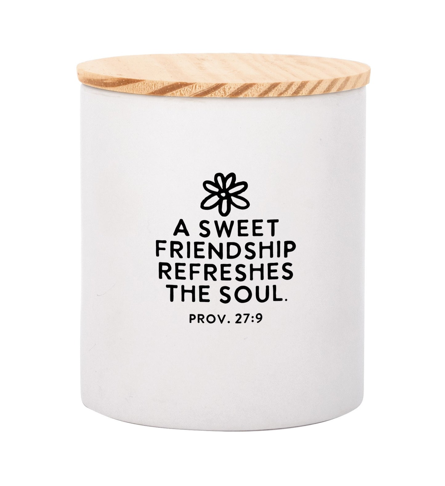 Canister-A Sweet Friendship W/ Lid
