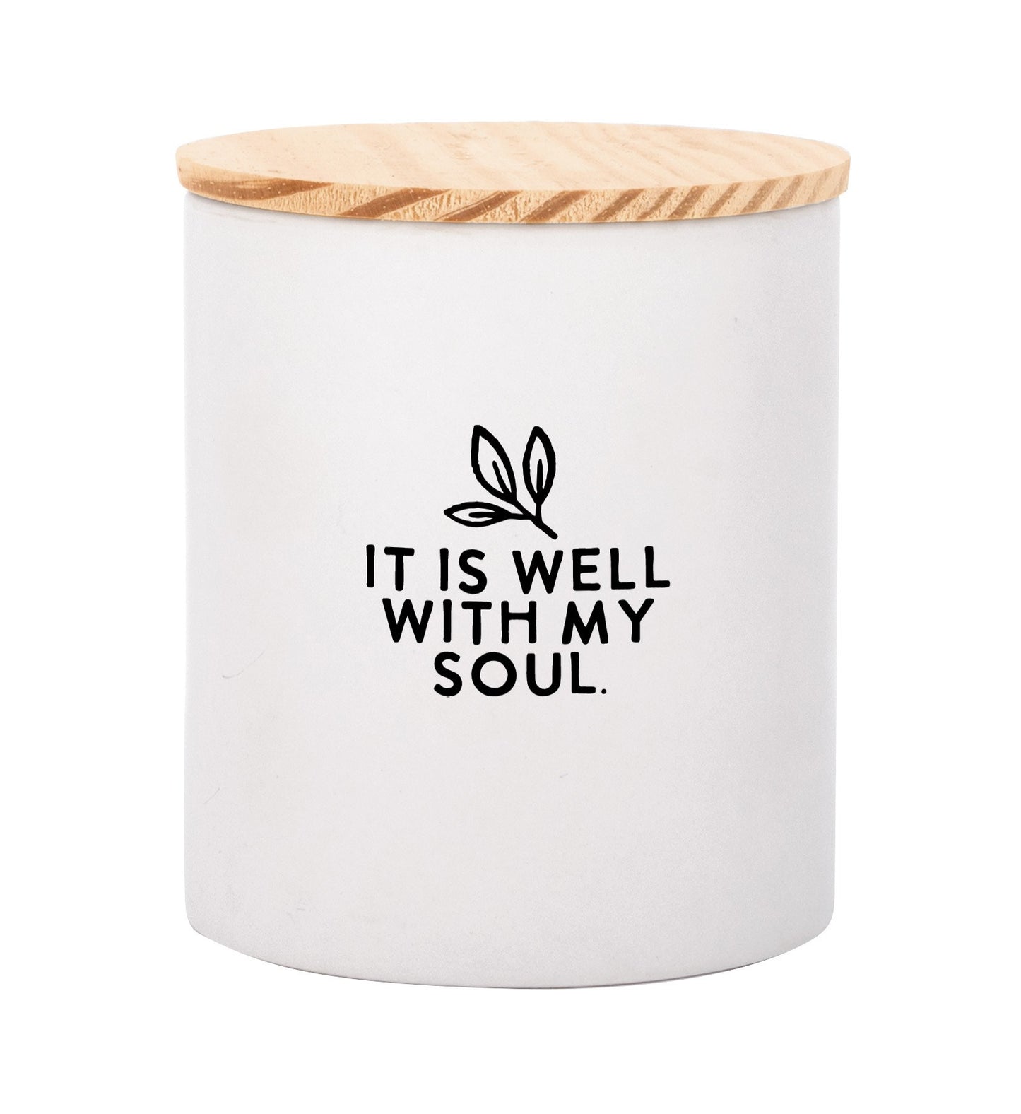 Canister-It Is Well W/ Lid