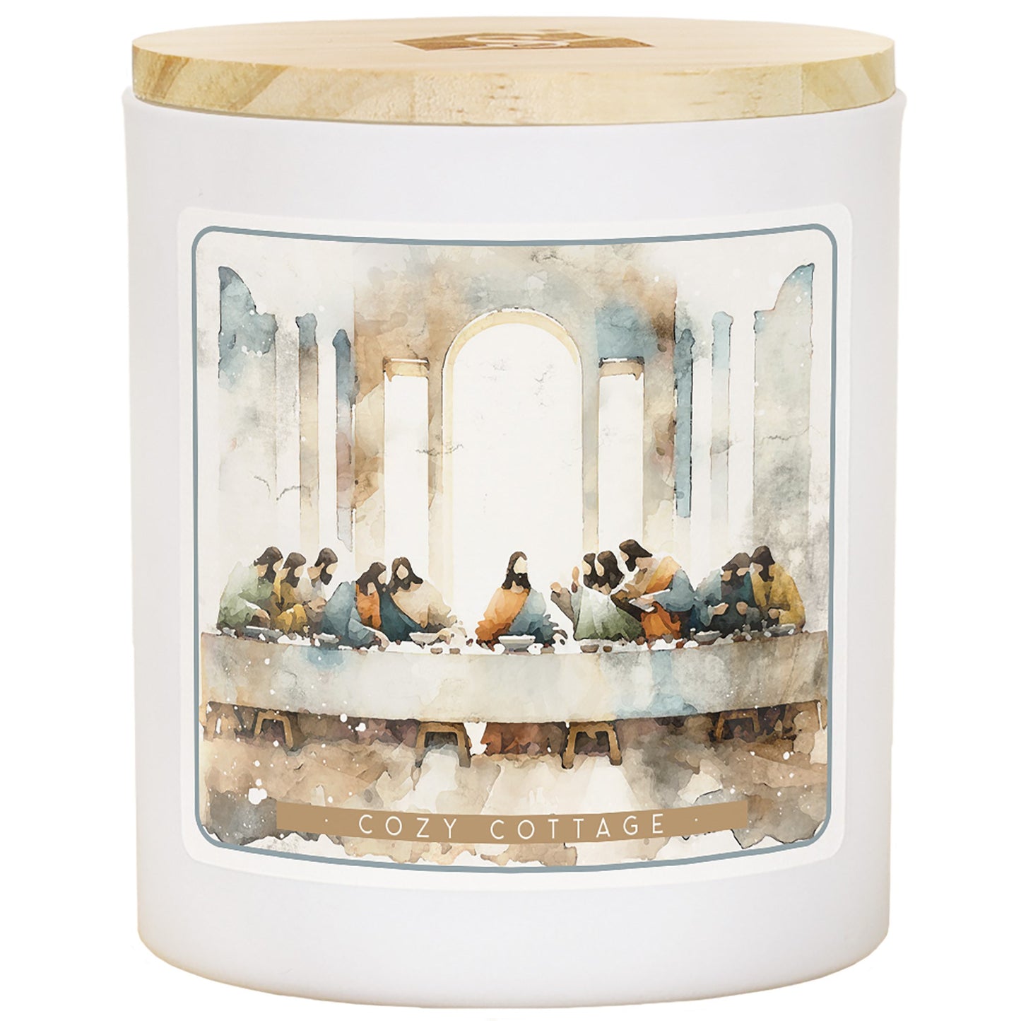 Candle-Last Supper Art-Cozy Cottage (11 Oz - 2 Wick)