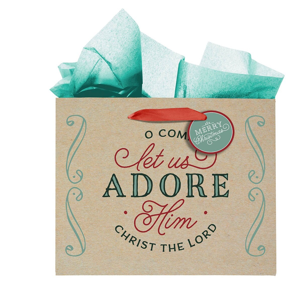Gift Bag-Large Landscape-Let Us Adore Him