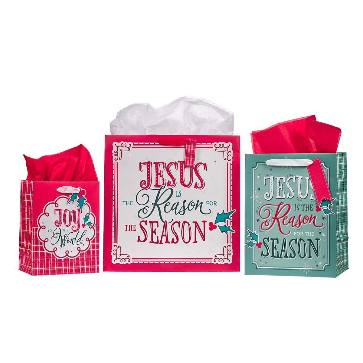 Gift Bag-Jesus is the Reason (Set Of 3)