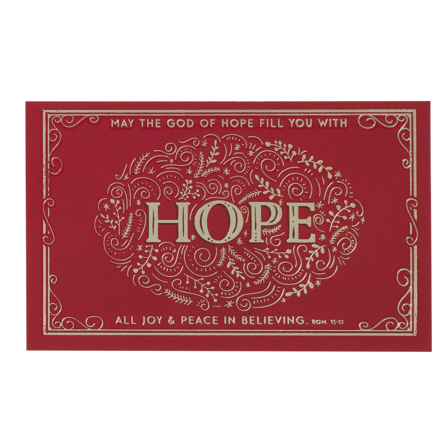 Pass-Around Card-Hope-Romans 15:13 (Pack Of 25)