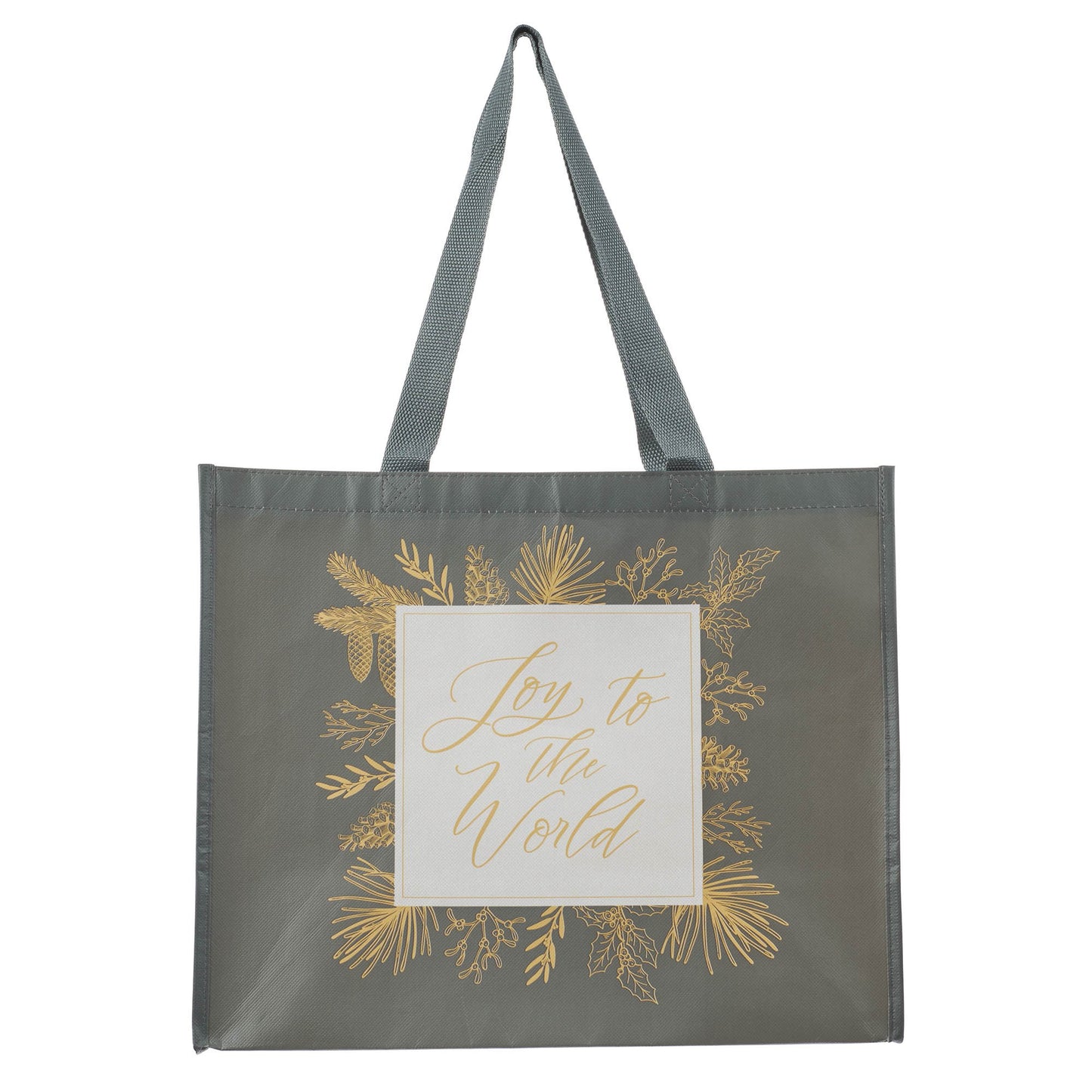 Tote-Joy To The World-X Large-Gray