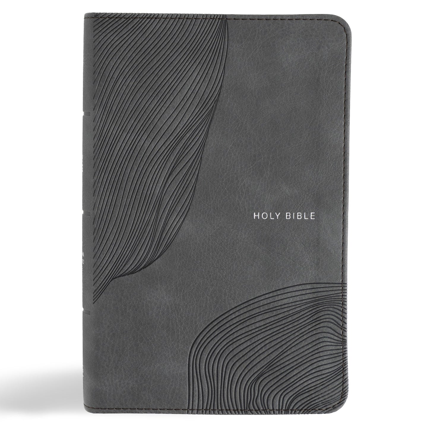 CSB Single-Column Compact Bible Digital Study Edition-Charcoal LeatherTouch