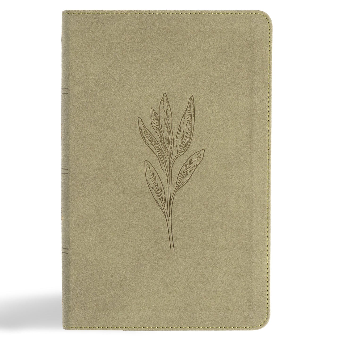 KJV Single-Column Personal Size Bible-Sage SuedeSoft LeatherTouch