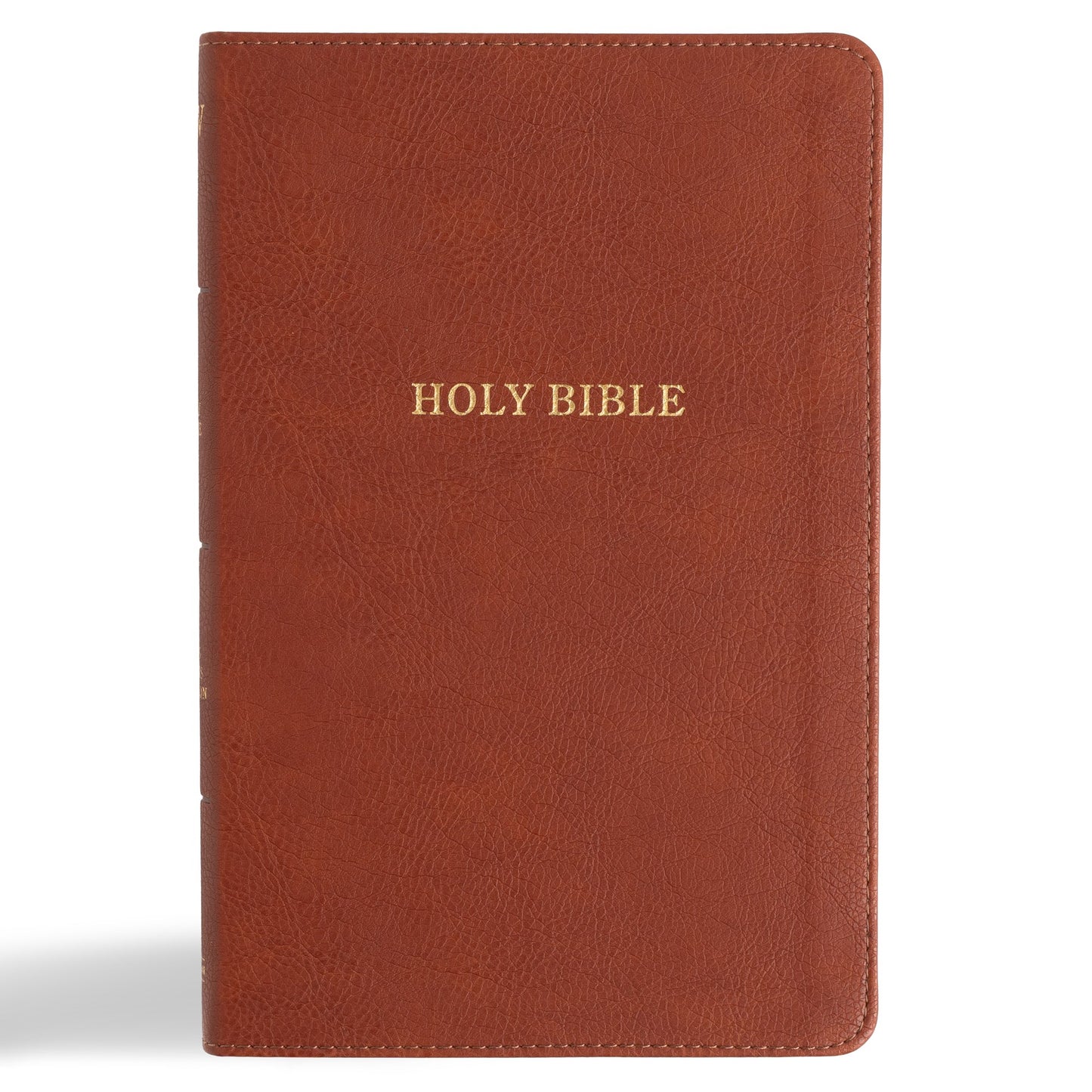 KJV Thinline Bible-Burnt Sienna LeatherTouch