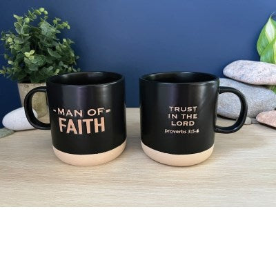 Mug-Man Of Faith (Proverbs 3:5-6) (20 Oz)