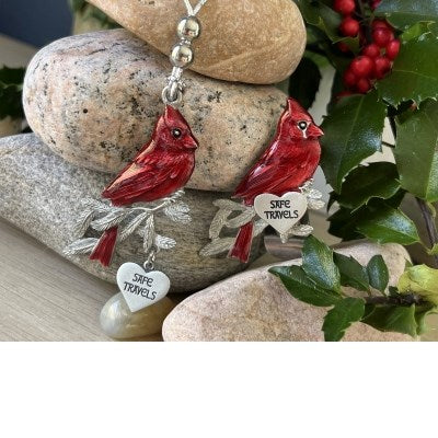 Car Charm-Cardinal (2" x 3")