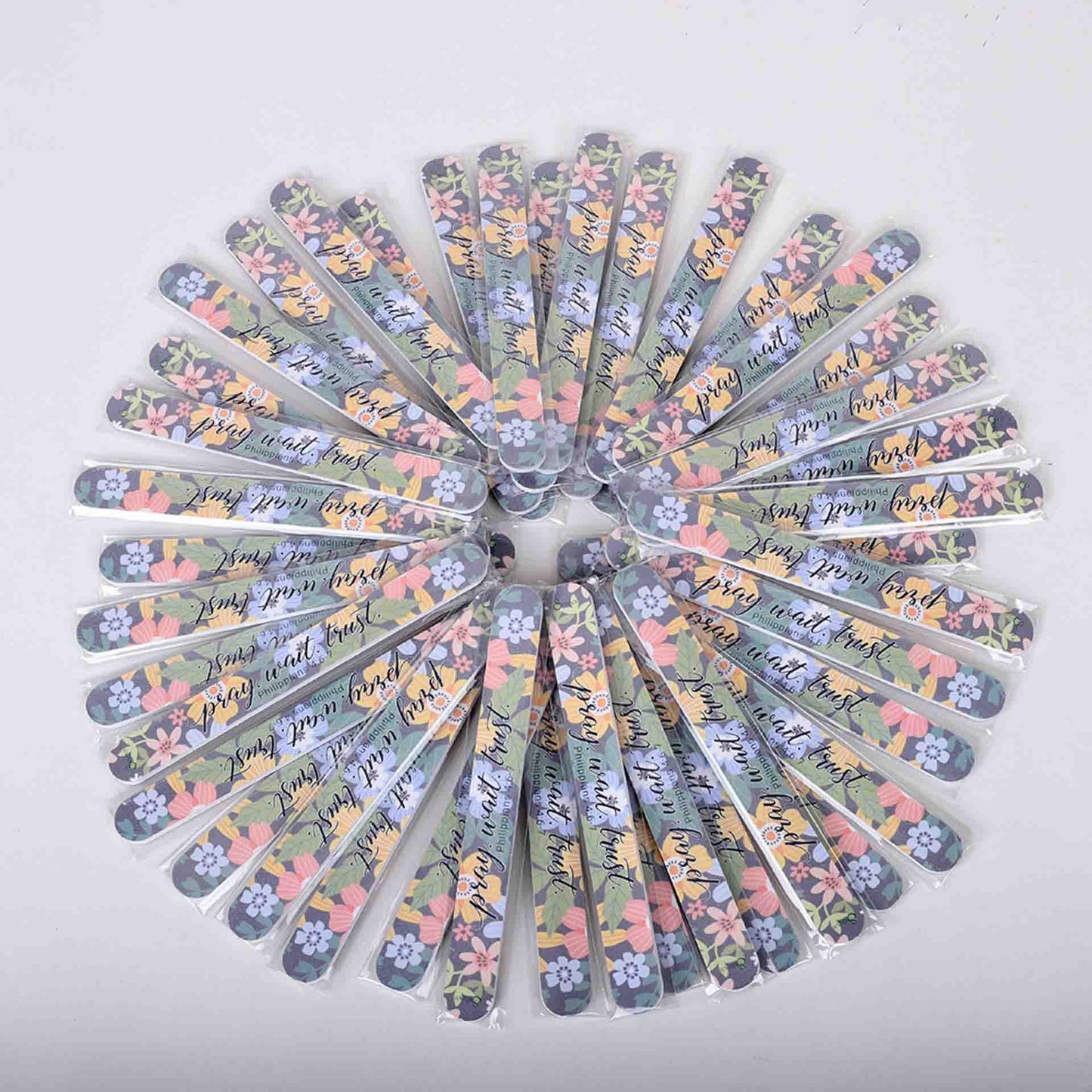 Fingernail File-Pray Wait Trust (Pack Of 72)