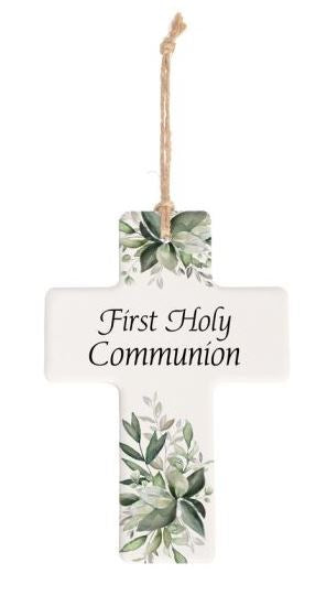 Cross Ornament-First Holy Communion (5 1/2" x 4")