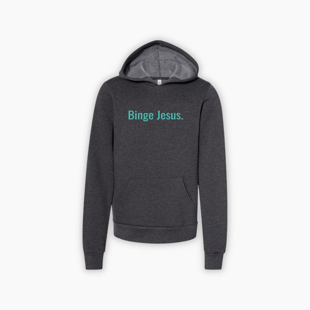 Hoodie-Binge Jesus-Black-Large