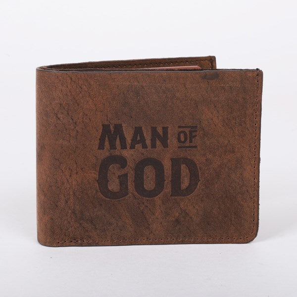 Wallet-Buffalo Hide-Man Of God