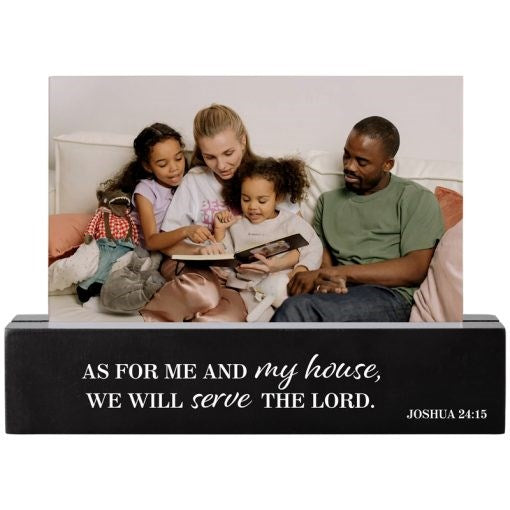 Photo Bar-Serve The Lord (5" x 7" x 1.25") (#27655)
