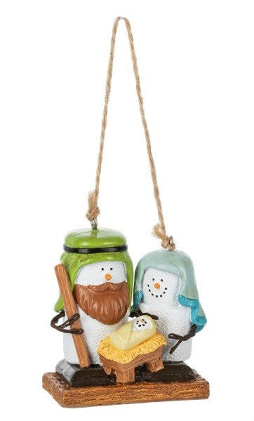 Ornament-S'mores Nativity (2.375" x 2.625")