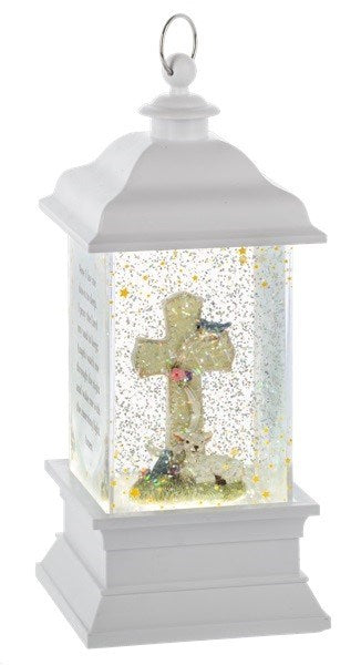 Lantern-LED Light Up-Child Prayer Shimmer (4.125" x 9.5")