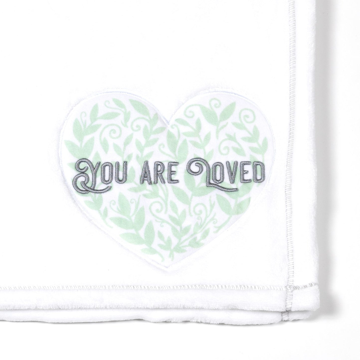 Throw Blanket-You Are Loved/Loaded Vines-Royal Plush (50" x 60") (#19774)