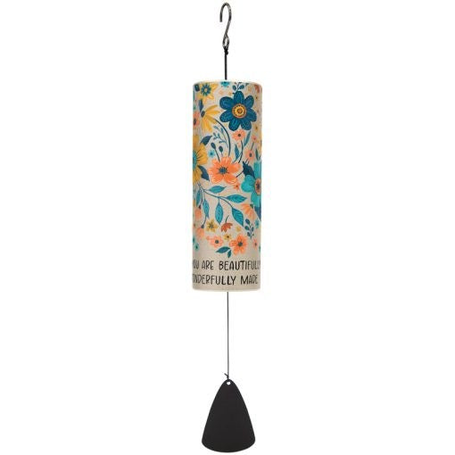 Wind Chime-Mini Cylinder Sonnet-Wonderfully Made-Gift Boxed (12 1/2" Long)