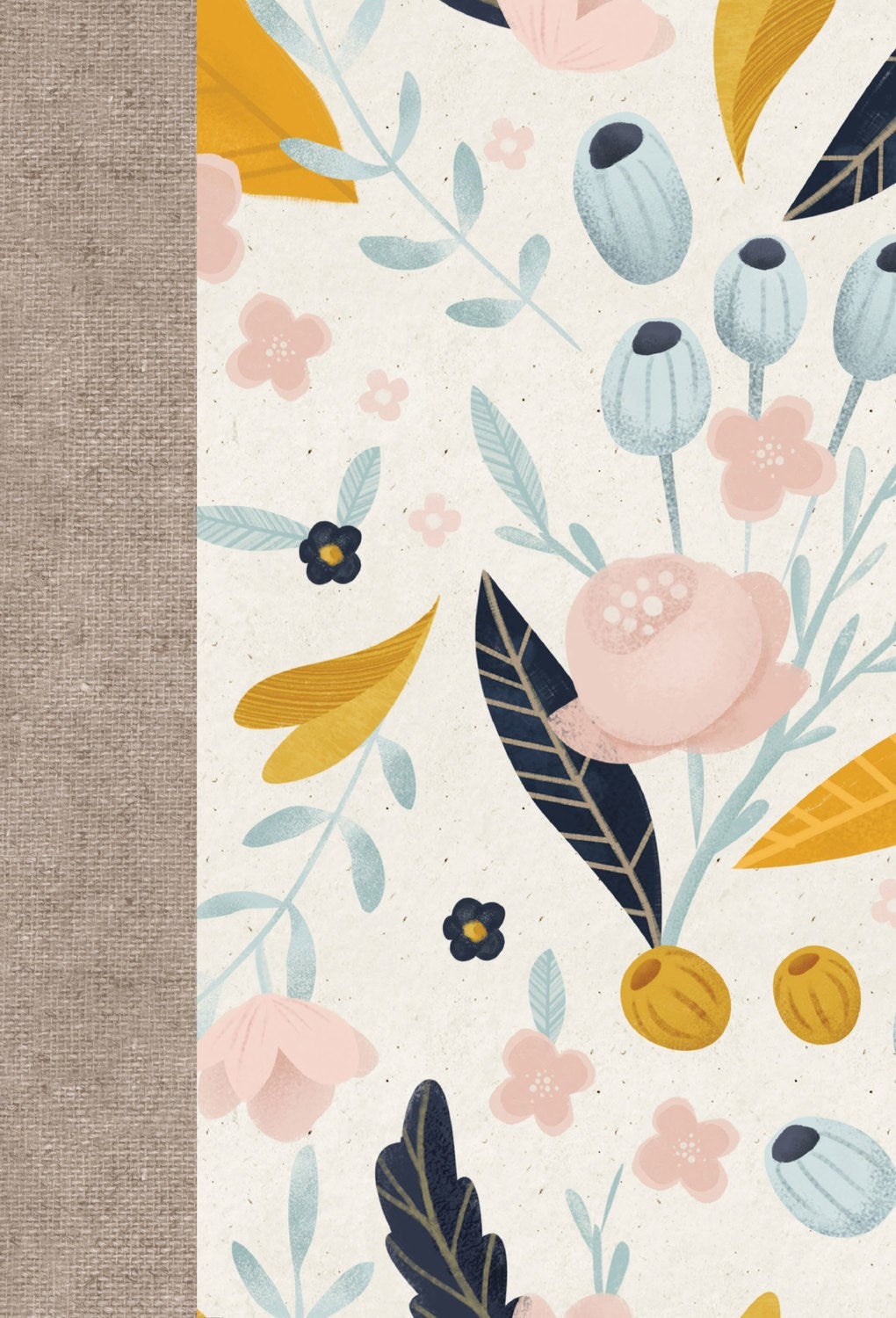 Esv Large Print Compact Bible (RL)*-Spring Bloom Design Hardcover