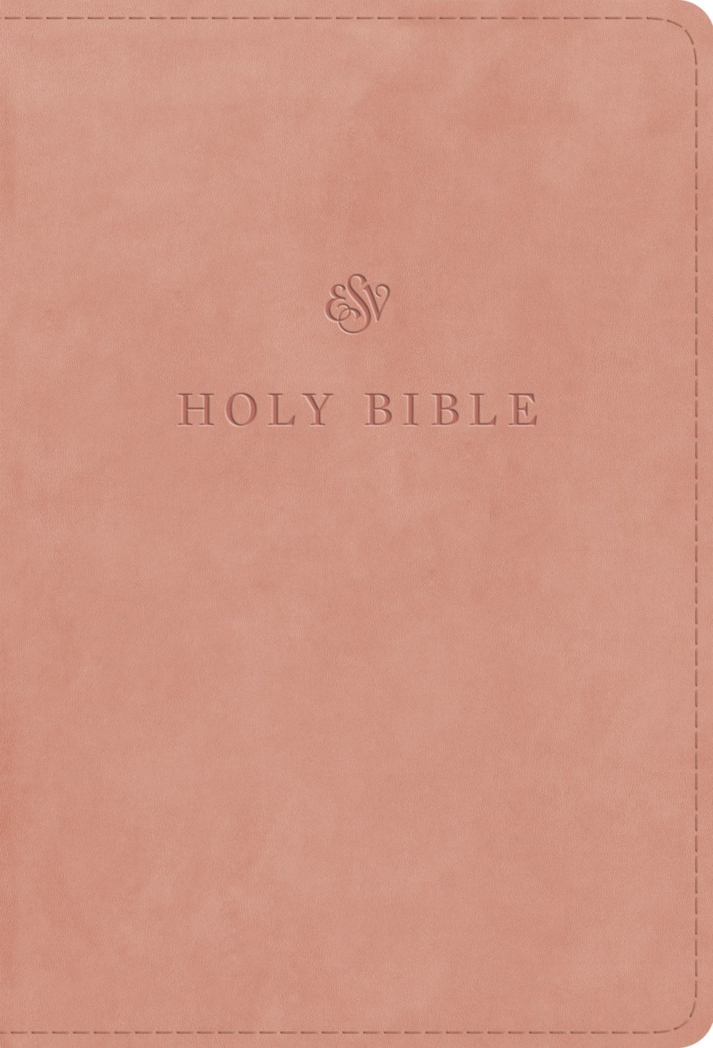 Esv Large Print Compact Bible (RL)*-Blush Rose Trutone