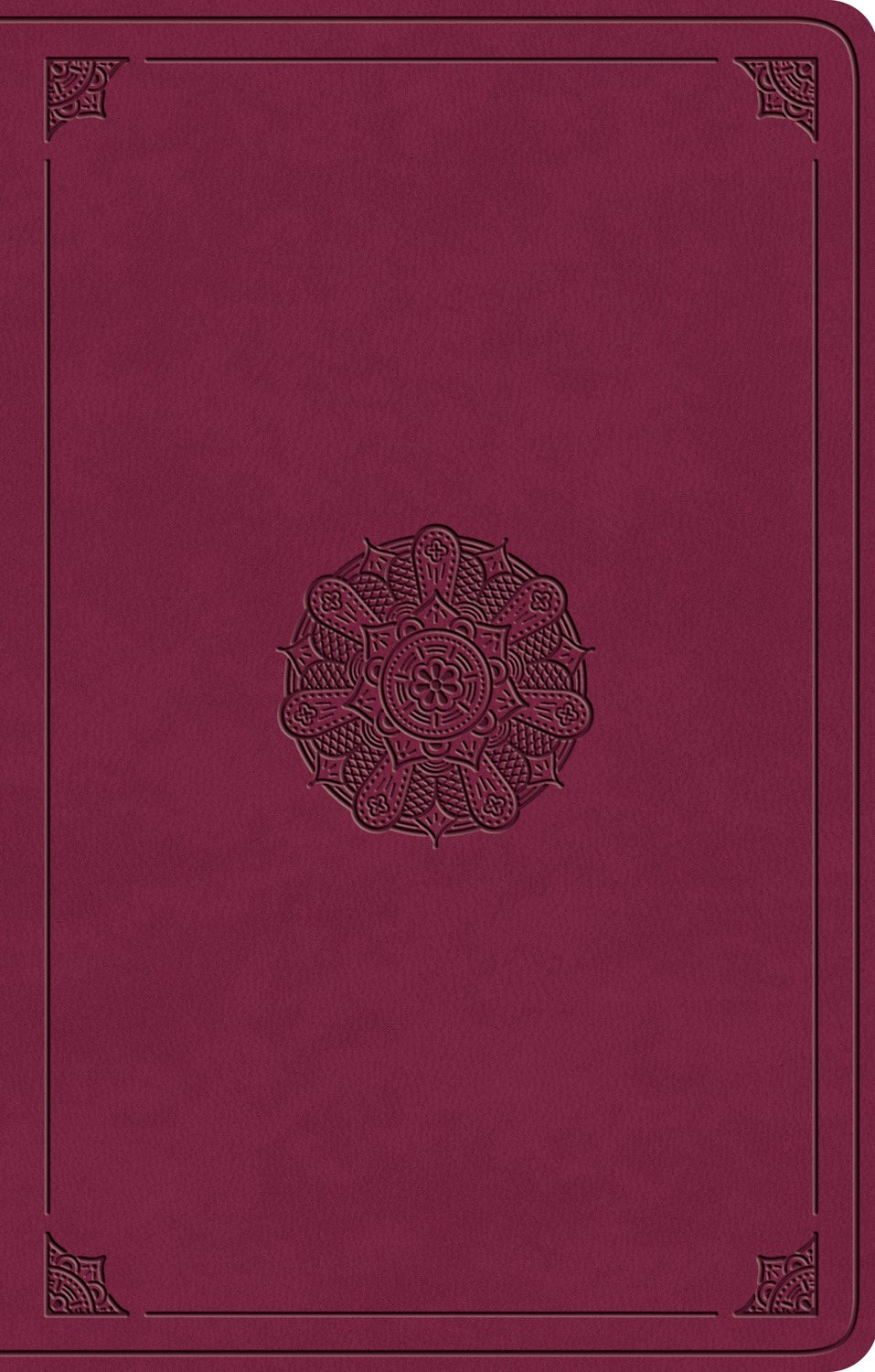 Esv Premium Gift Bible*-Raspberry Emblem Design Trutone
