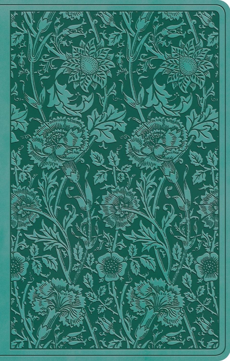 Esv Premium Gift Bible*-Teal Floral Design Trutone