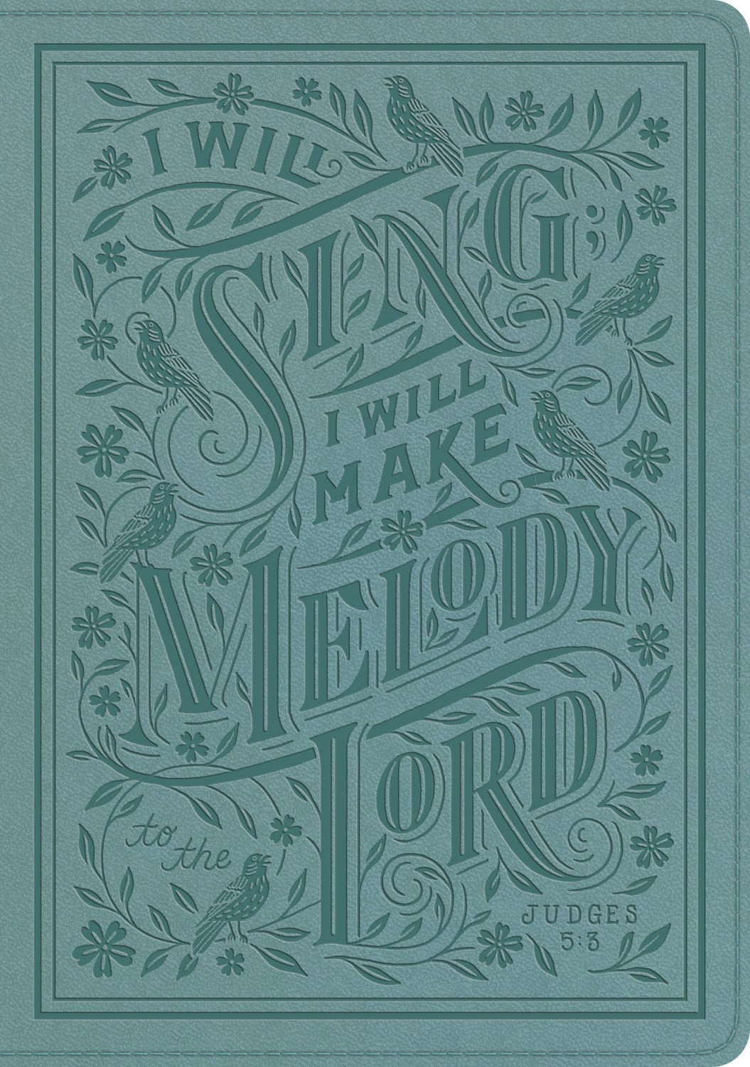 ESV Single Column Journaling Bible/Large Print-Paris Sky Judges 5:3 Design TruTone