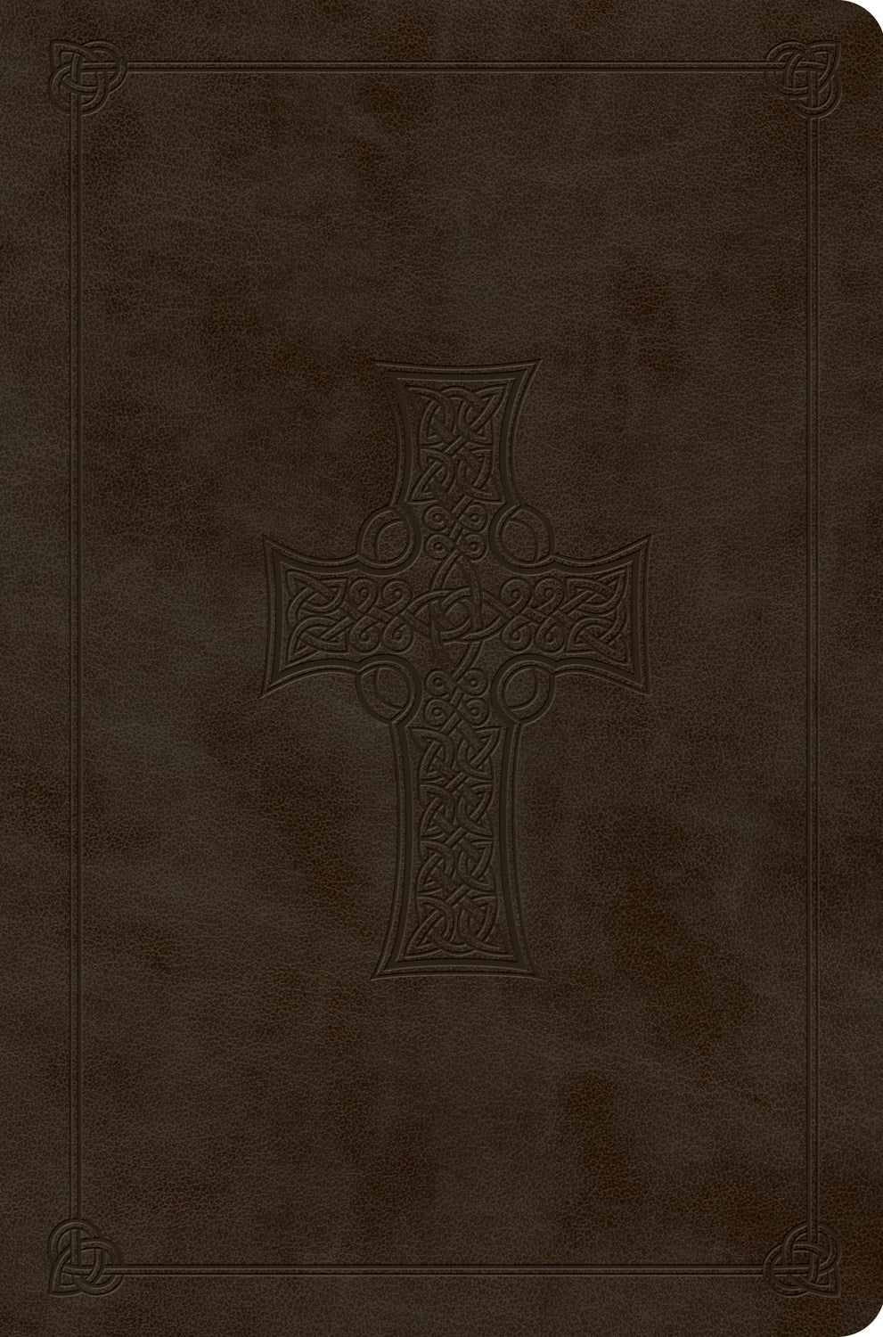 Esv Value Compact Bible*-Olive Celtic Cross Design Trutone