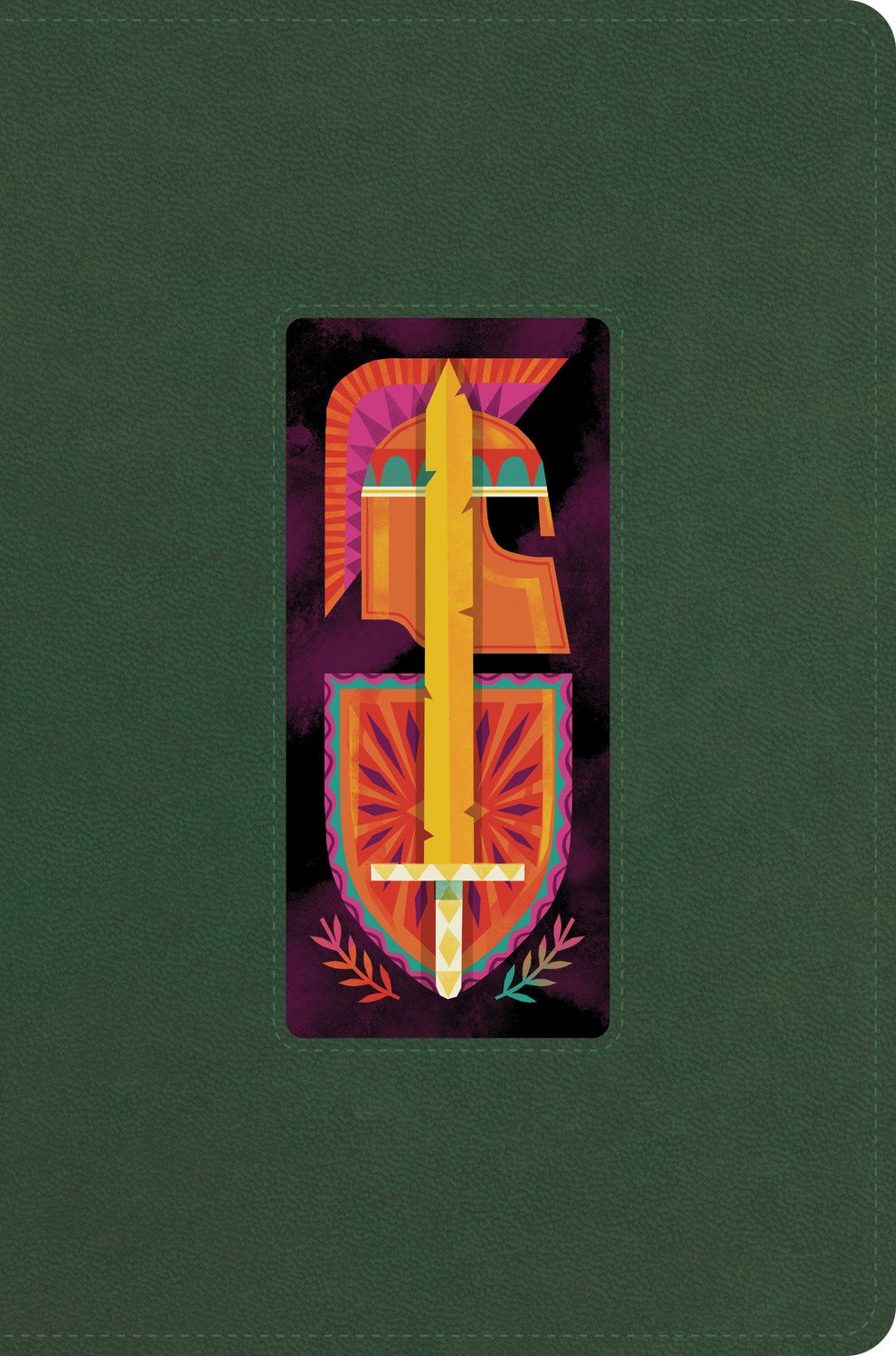 ESV The Biggest Story Holy Bible For Kids-Dark Green Armor Design TruTone