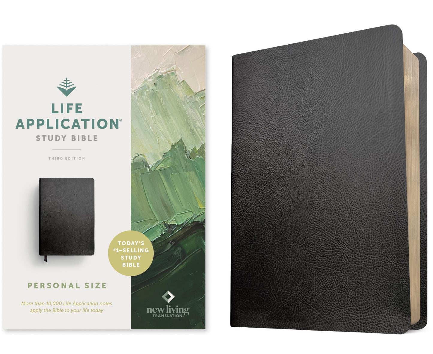 NLT Life Application Study Bible/Personal Size (Third Edition)-Black Bonded Leather
