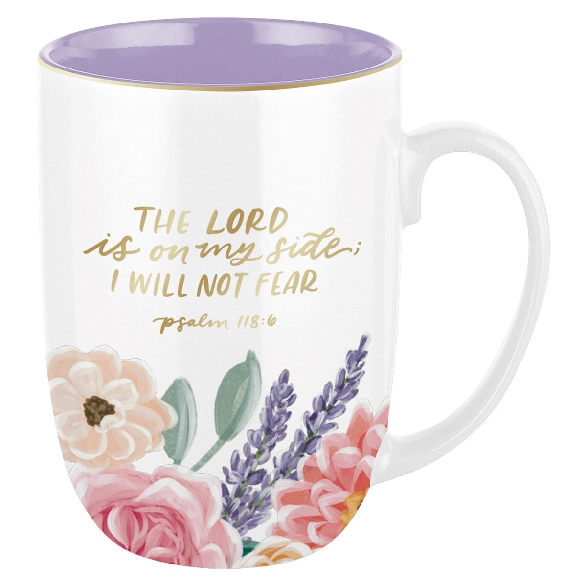 Ceramic Mug-The Lord Is On My Side PS.118:6