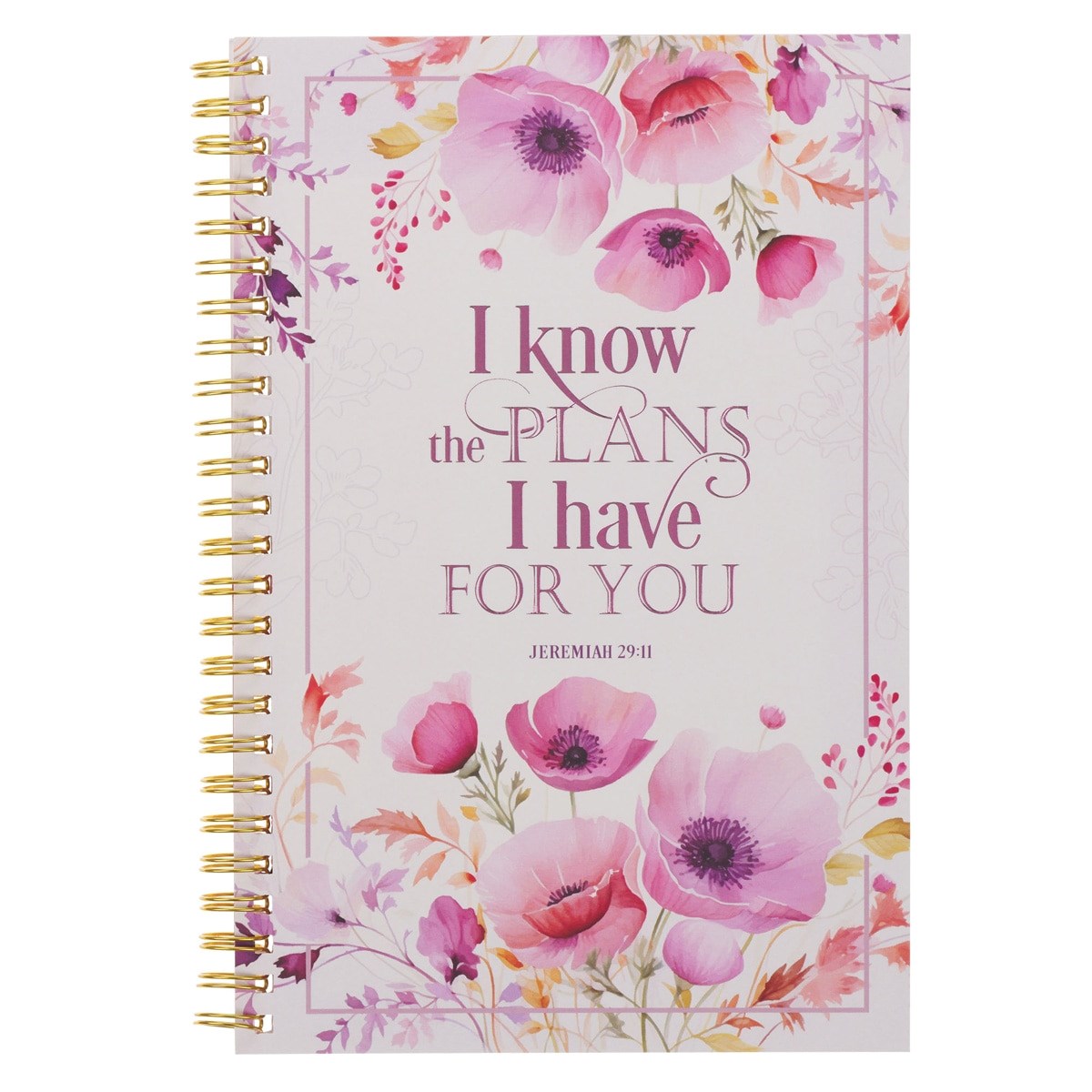 Notebook-Wirebound-I Know The Plans Jer. 29:11