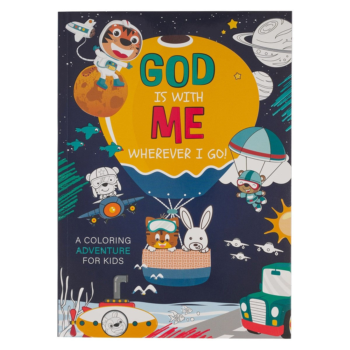 Coloring Book-God Is With Me Wherever I Go
