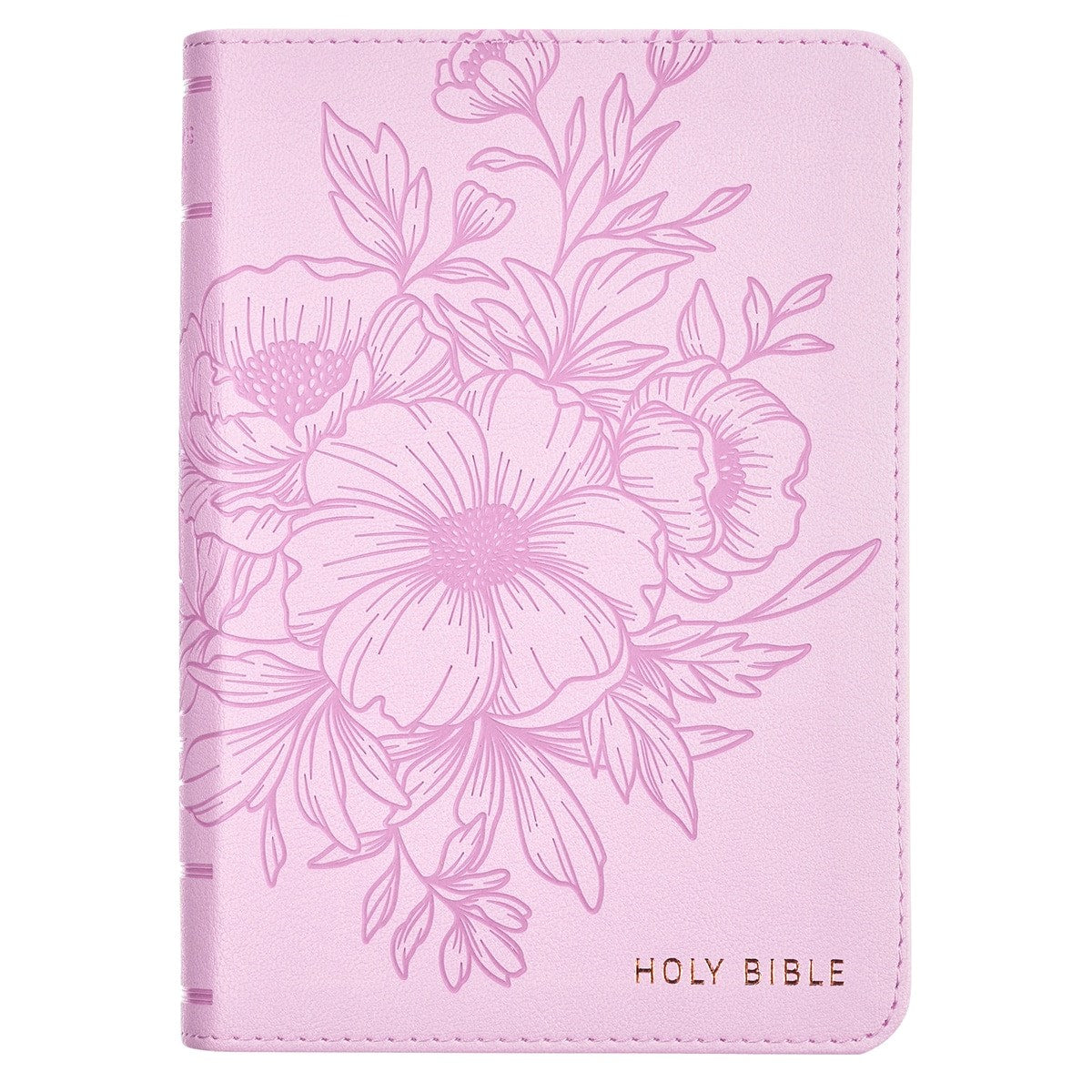 KJV Compact Large Print Bible-Purple Faux Leather
