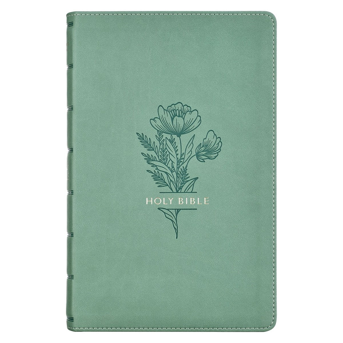 KJV Giant Print Bible-Teal Faux Leather