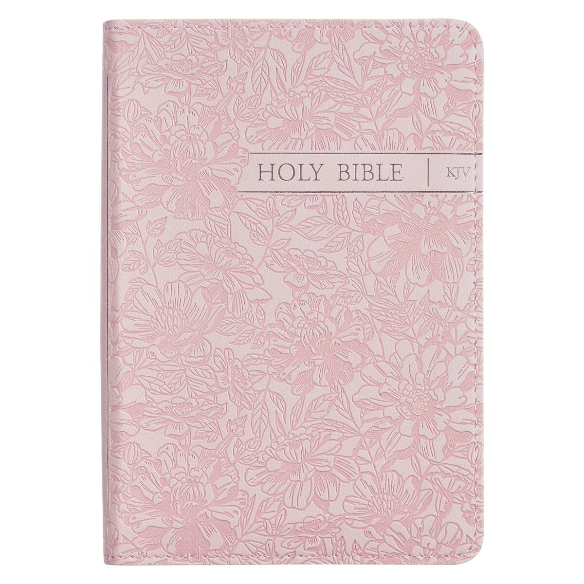KJV Mini Pocket Bible-Pink Faux Leather