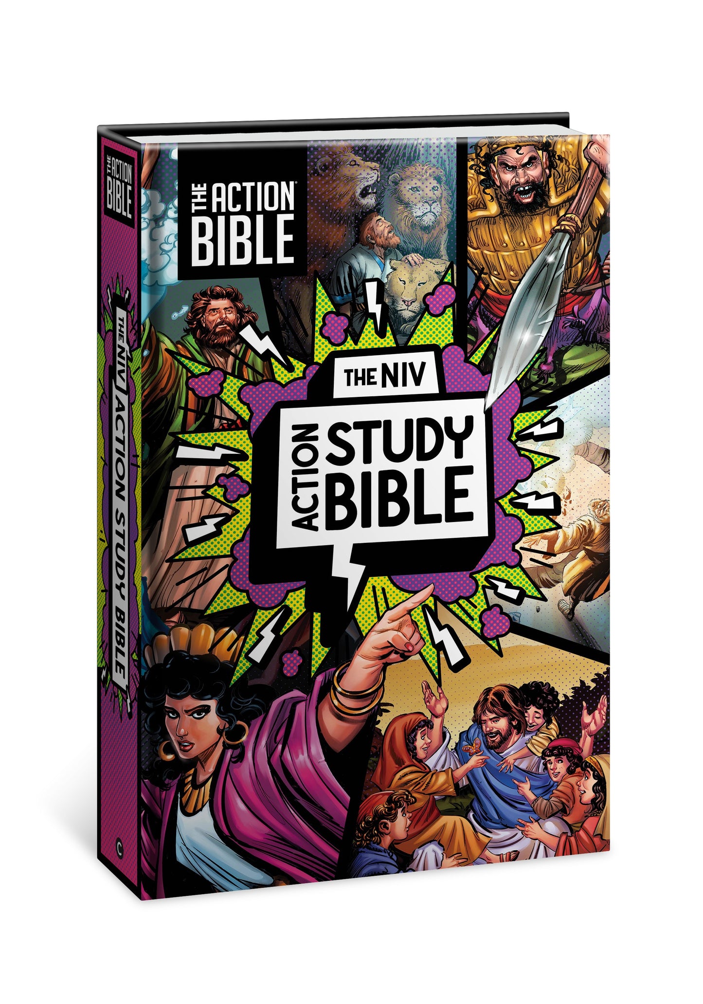 NIV The Action Study Bible (Full Color)-Hardcover