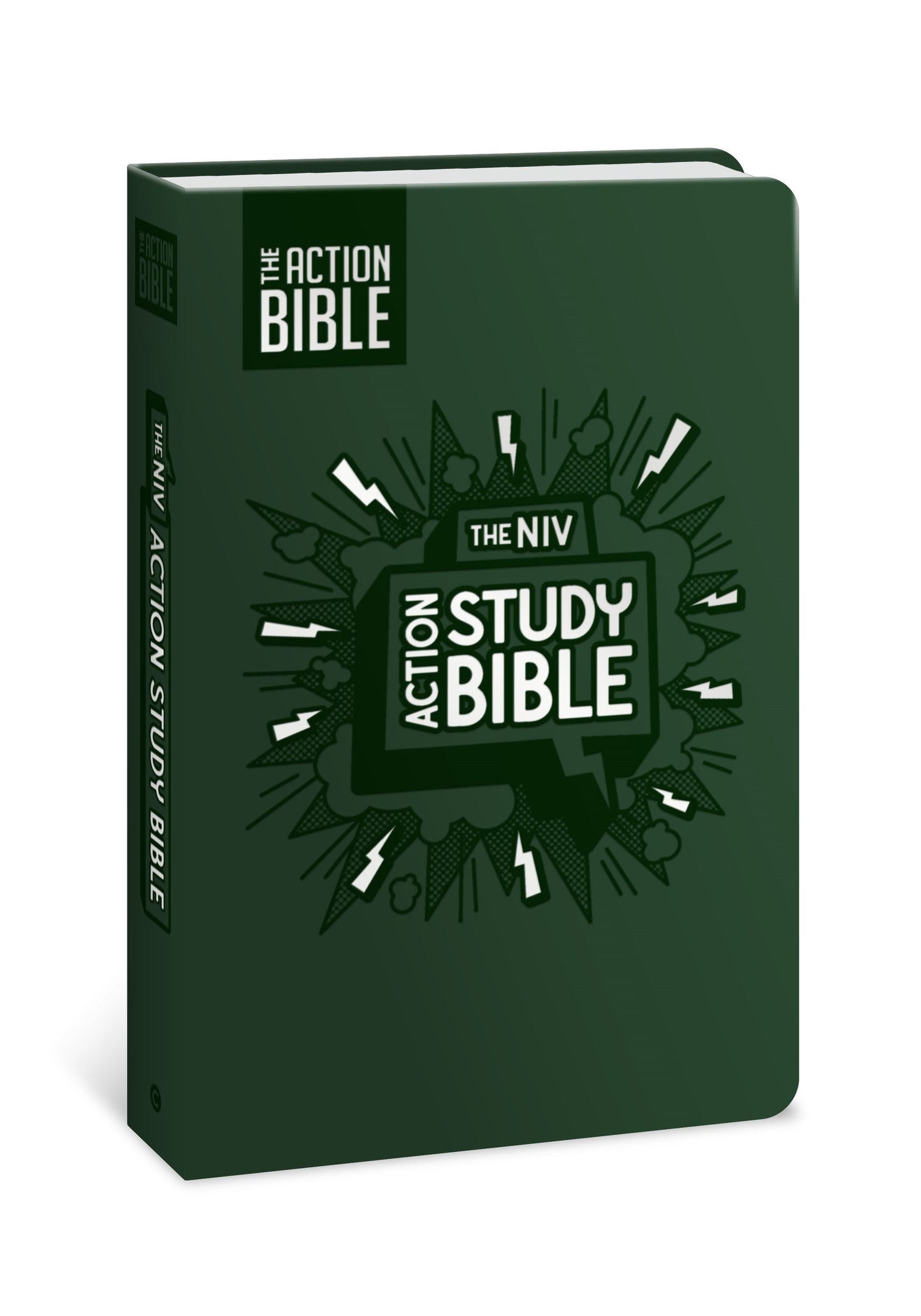 NIV The Action Study Bible (Full Color)-Forest Leathersoft
