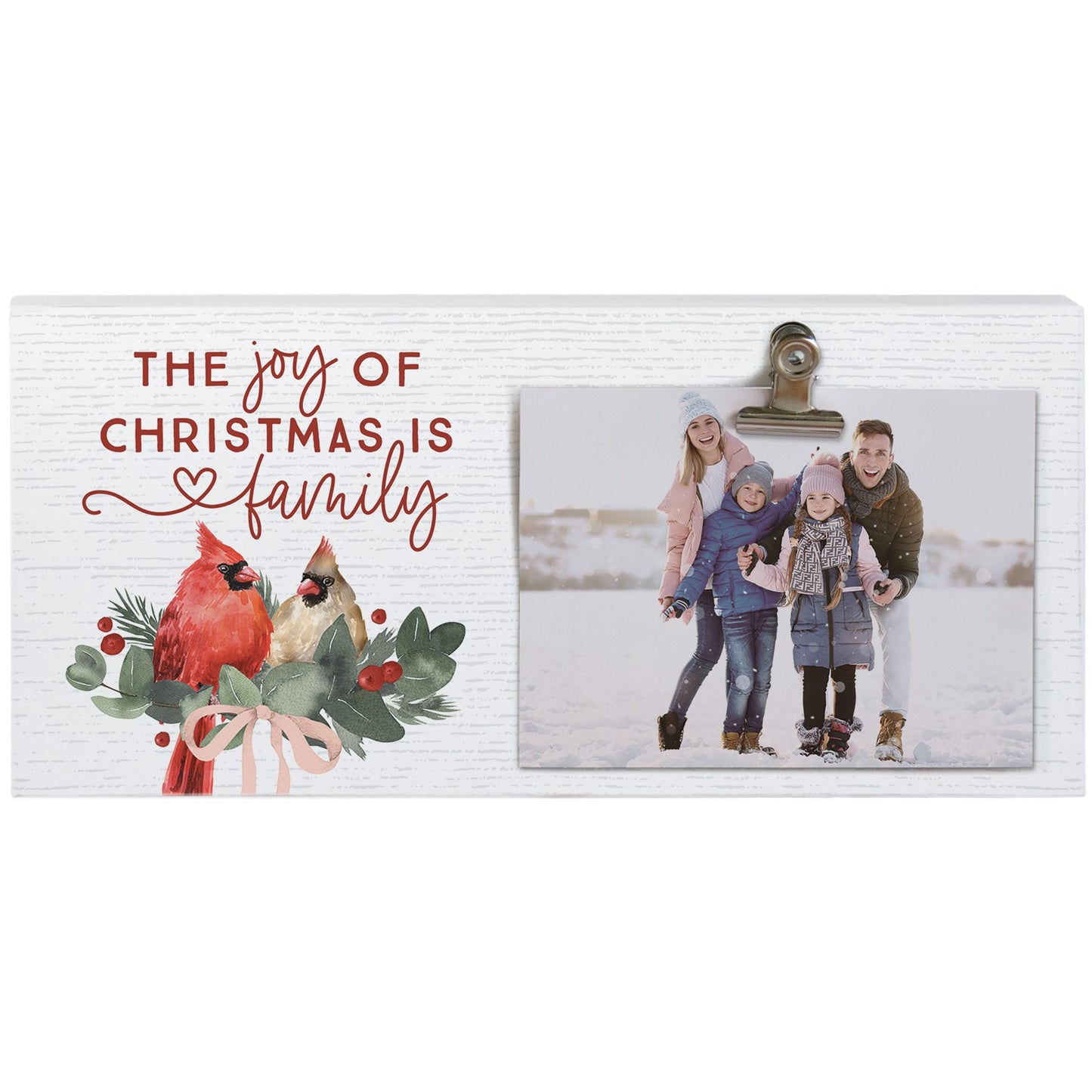 Picture Clip-Joy Christmas Cardinals (12" x 5.5")