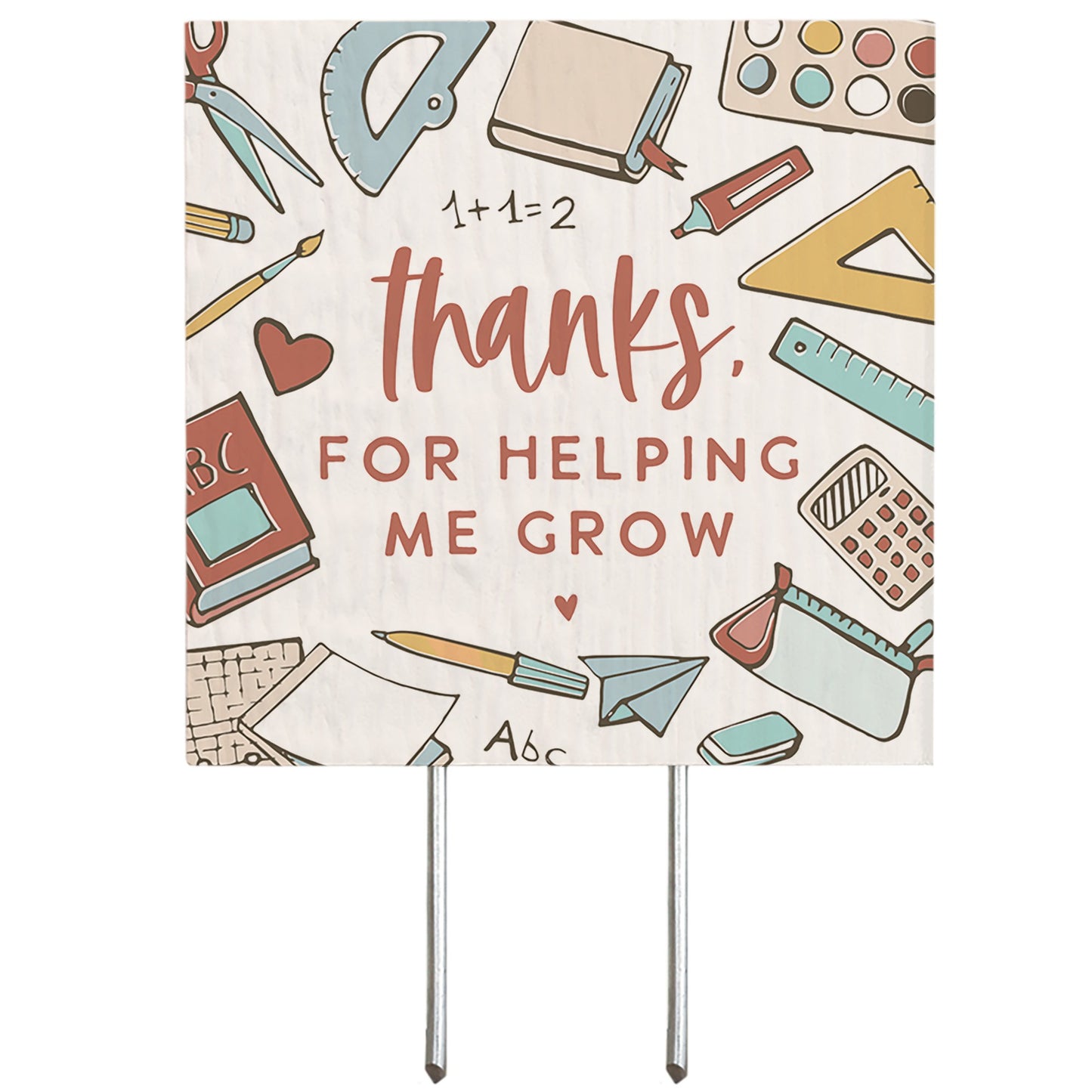 Plant Thought-Thanks For Helping Me Grow (4" x 5.75")
