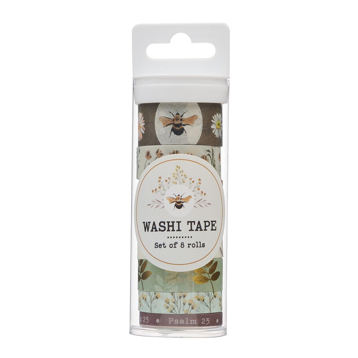 Washi Tape Set-Psalm 23 (Set Of 8 Rolls)