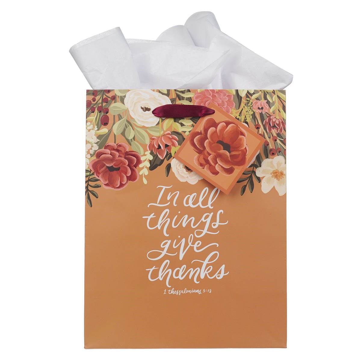 Gift Bag-Medium-In All Things Give Thanks