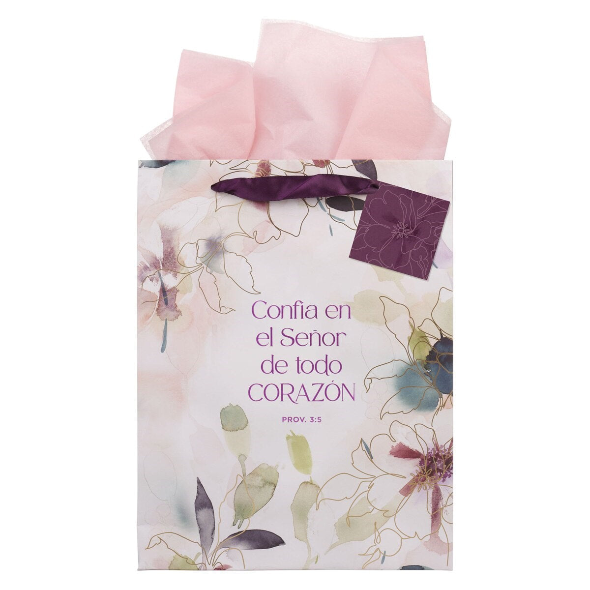 Gift Bag-Large-Trust In The Lord (Spanish)