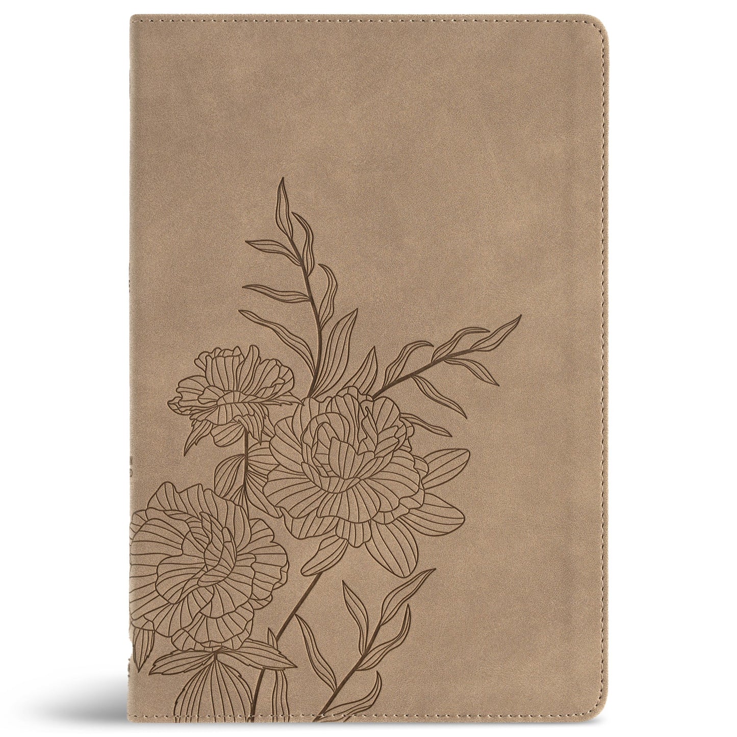 CSB Large Print Thinline Bible Digital Study Edition-Earth SuedeSoft LeatherTouch